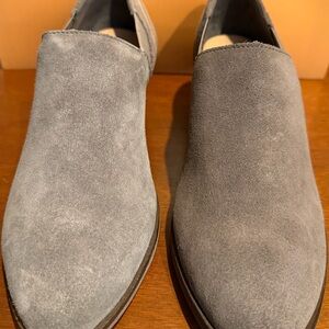 Women's Gray Suede Booties